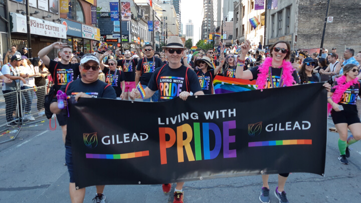 Pride parade in Toronto Canada